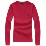 polo-ralph lauren pulls femmes 2019U nouveau v col manche longue rouge